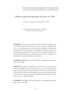Delitos contra los derechos de autor en Chile