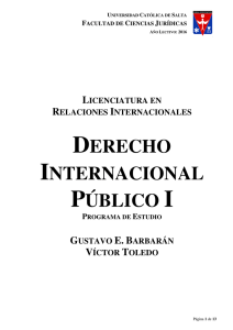 derecho internacional público i