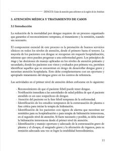 3. ATENCIÓN MÉDICA Y TRATAMIENTO DE CASOS 3.1