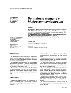 Dermatosis mamaria y Molluscum contagiosum
