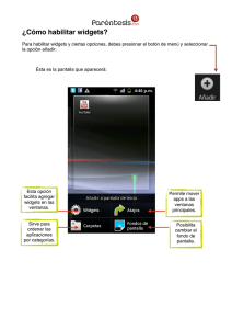 Tutorial acomodar widgets en Android video
