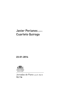 Javier Perianes piano Cuarteto Quiroga