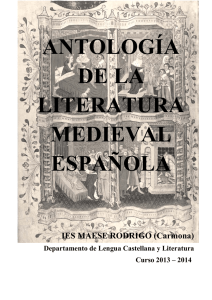antología de la literatura medieval española