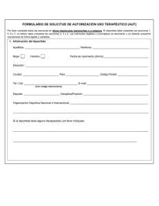 formulario de solicitud de autorización uso terapéutico