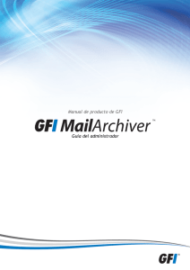 2 Instalación de GFI MailArchiver