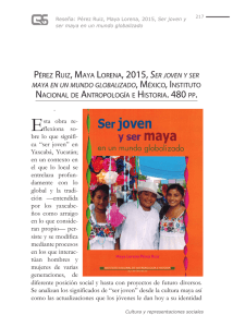 pérez ruiz, maya lorena, 2015, ser joven y ser maya en un mundo
