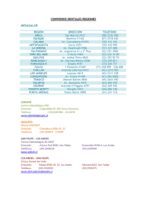 CONVENIOS DENTALES REGIONES MEGASALUD