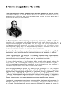 1 François Magendie (1783-1855) - Departamento de Patologia da