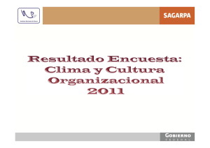 resultado encuesta de clima y cultura organizacional 2011