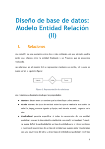 Diseño de base de datos: Modelo Entidad Relación (II)