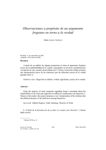 Observaciones a propósito de un argumento fregeano en torno a la