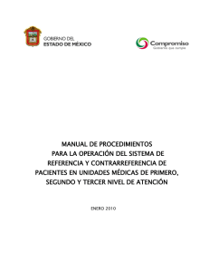 manual de procedimientos para el sistema de referencia y