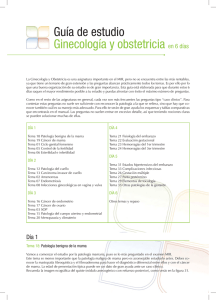 Guía de estudio Ginecología y obstetricia en 6 días