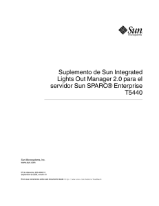 Suplemento de Sun Integrated Lights Out Manager 2.0 para el