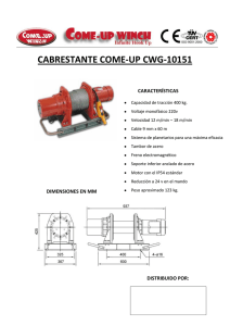 cabrestante come-up cwg-10151