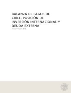 Balanza de Pagos de Chile, PosiCión de inversión internaCional Y