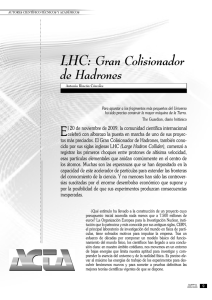 LHC: Gran Colisionador de Hadrones