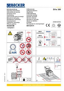 Instrucciones para el manejo SVw 380/1 + SVw 380/2