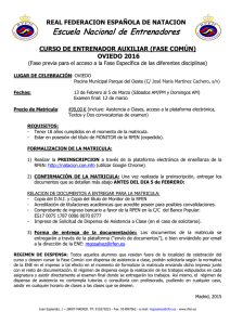instrucciones fase comun - Real Federación Española de Natación