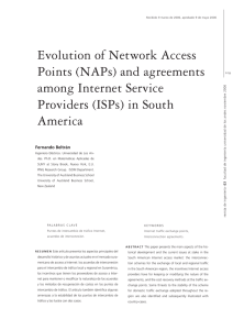 Evolution of Network Access Points (NAPs) and agreements among