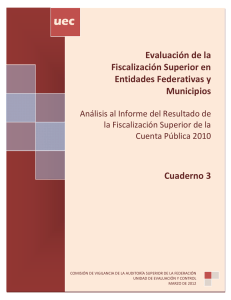 Evaluación de la Fiscalización Superior en Entidades Federativas y