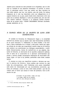 A los quince años de la muerte de Juan José Domenchina
