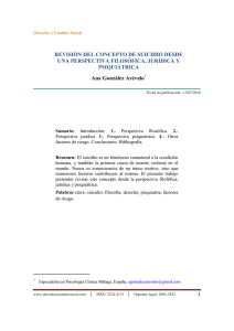 revisión del concepto de suicidio desde una perspectiva filosófica