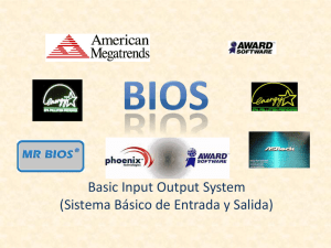 Basic Input Output System (Sistema Básico de Entrada y Salida)