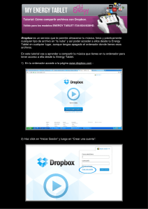 Tutorial: Cómo compartir archivos con Dropbox