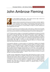 Personajes Históricos - John Ambrose Fleming