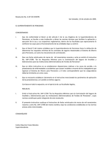 SAP 17-1999 De los requisitos mínimos para la Contratación del