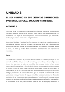 Unidad 3: El Ser Humano