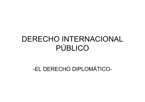derecho diplomatico - Derecho Internacional Público