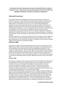 Microsoft Proxy Server ISA Server 2000