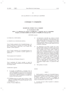decisión del consejo y de la comisión de 13 de diciembre de 2004