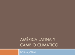 América latina y emisiones de gases de efecto invernadero