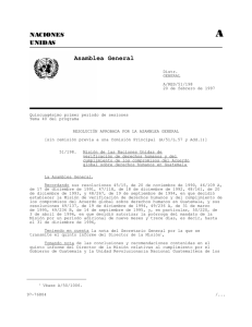 Resolución 51/198. Misión de las Naciones Unidas de verificación