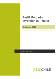 Perfil Mercado Inversiones - Italia
