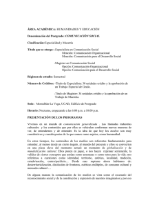 Programa - Universidad Católica Andrés Bello