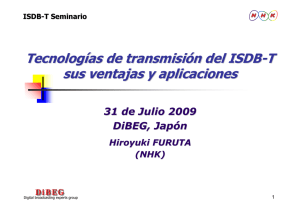 Tecnologías de transmisión del ISDB
