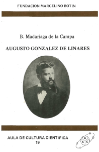 Augusto González de Linares. - Centro de Estudios Montañeses