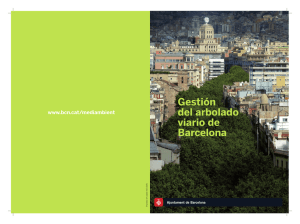 Gestión del arbolado viario de Barcelona
