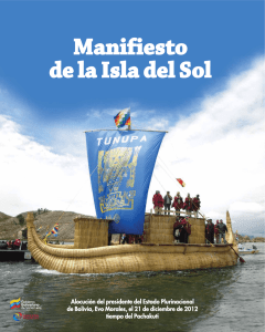 Manifiesto de Isla del Sol - CONGI®