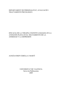departament de personalitat, avaluaci&oacute; i tractaments psicologics