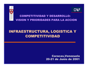 Infraestructura, CAF Infraestructura, logística y competitividad