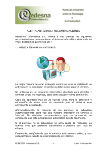 alerta antivirus - REDESNA Informática