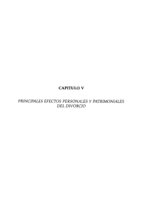 CAPITULO V PRINCIPALES EFECTOS PERSONALES Y
