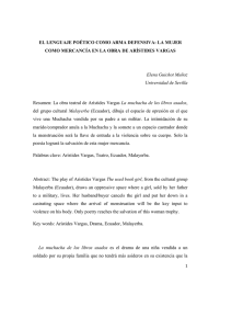 EL LENGUAJE POÉTICO COMO ARMA DEFENSIVA: LA MUJER