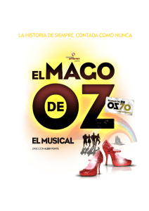 EL MAGO DE OZ: EL MUSICAL