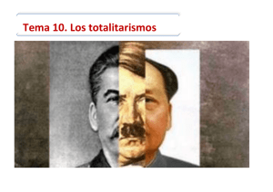 Tema 10. Los totalitarismos